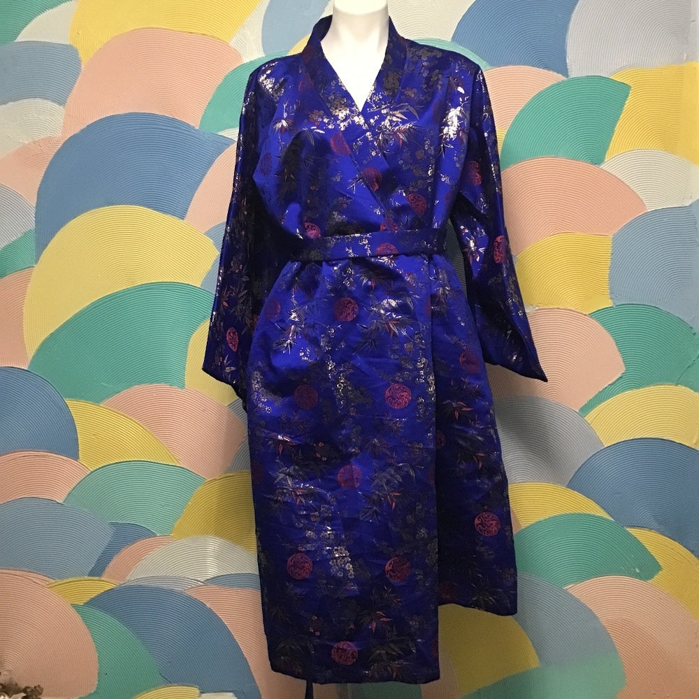 Chinese Robe color blue red and gold size M