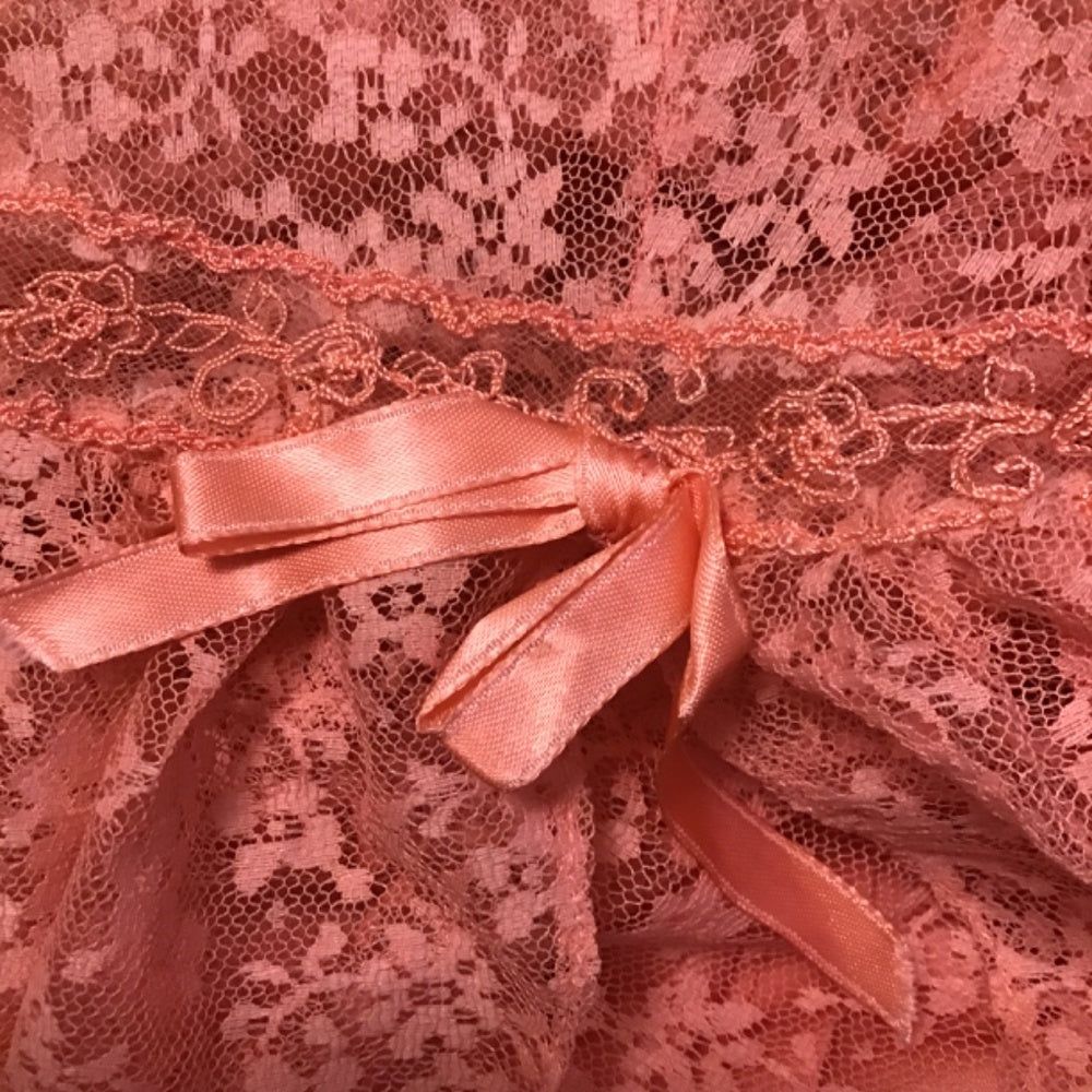 Orange pastel Prom dress