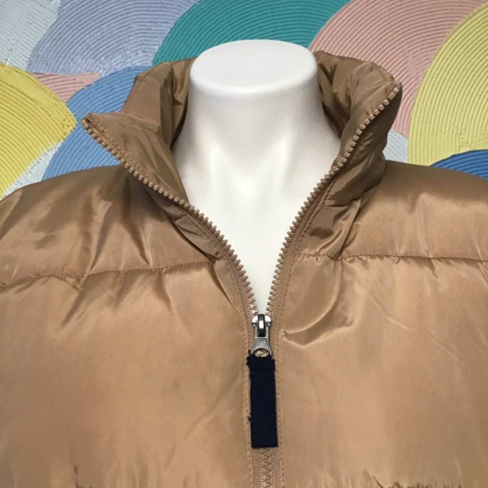 St John’s Bay winter puffy jacket size L color cream.