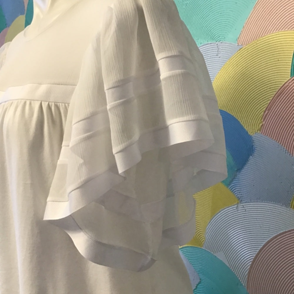 Express white Blouse size M 100% cotton