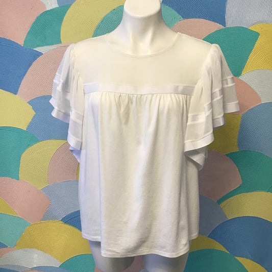 Express white Blouse size M 100% cotton