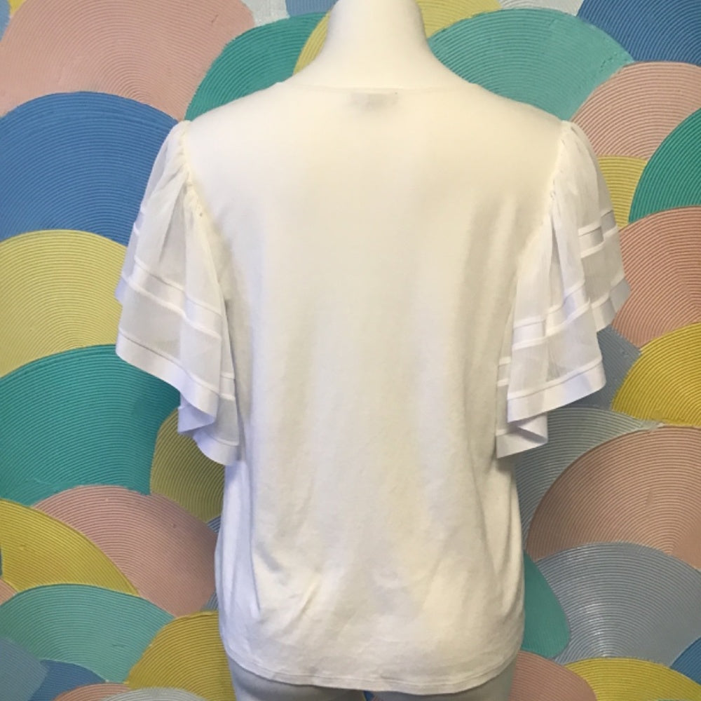 Express white Blouse size M 100% cotton