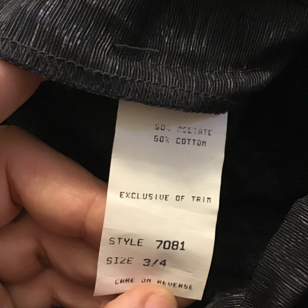 Int ladies Garment black long prom dress size 3/4 with Bows