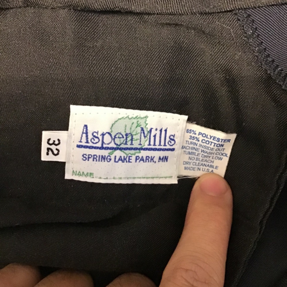 Aspen Mills Cargo blue man pants size 32