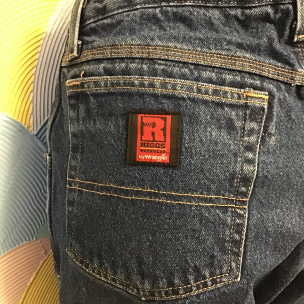 RIGGS workwear by wrangler insulated denim pants size 34