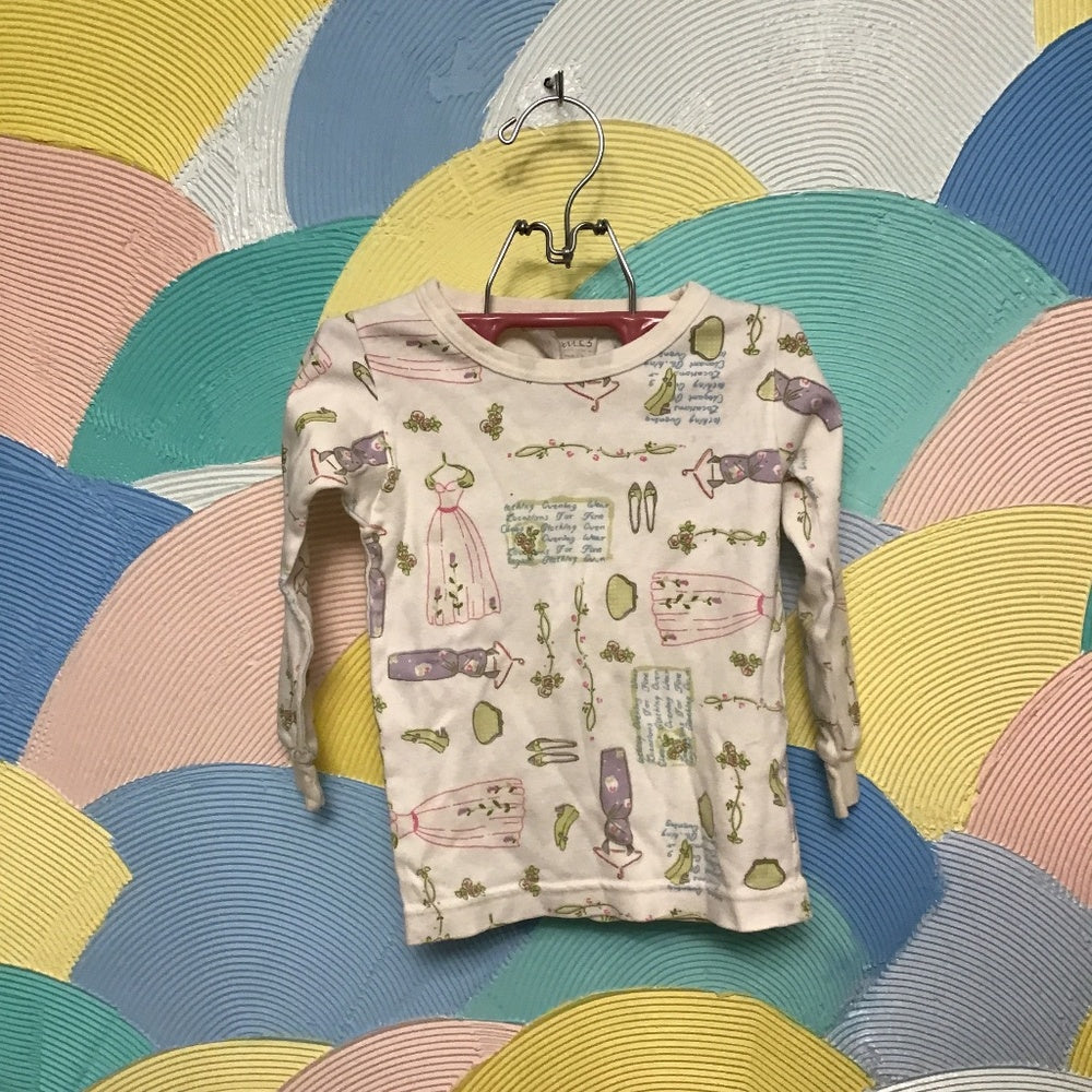 Kids Skivvy Doodles 100% cotton size 4 Pajamas