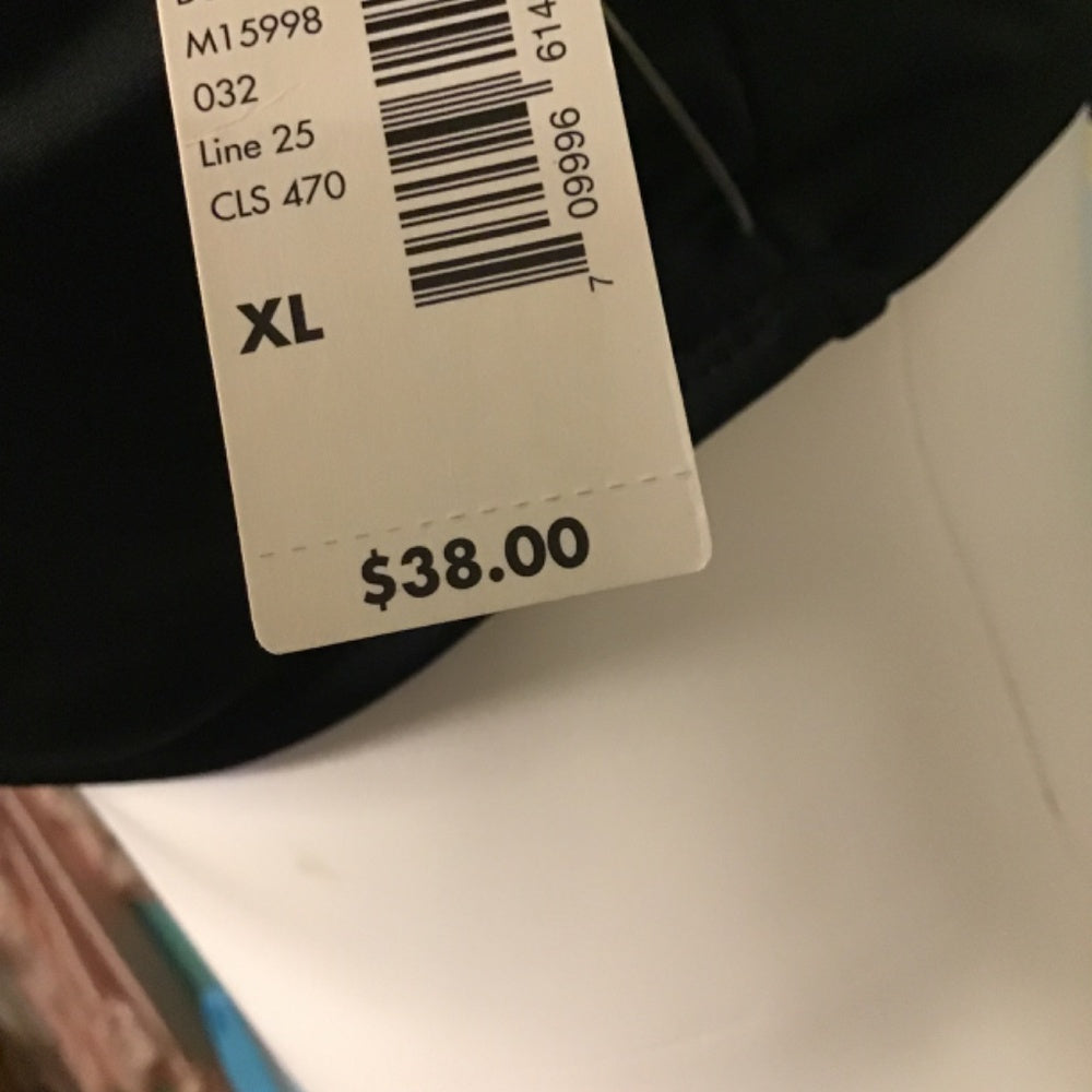 NWT Apostrophe black swimwear Top size XL