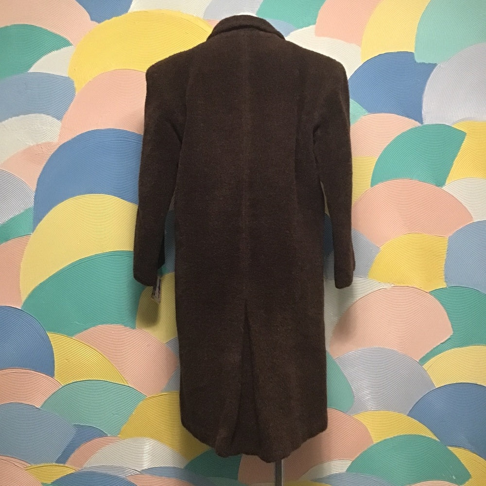 Vintage 1950 brown 100% wool Coat brown size M\L