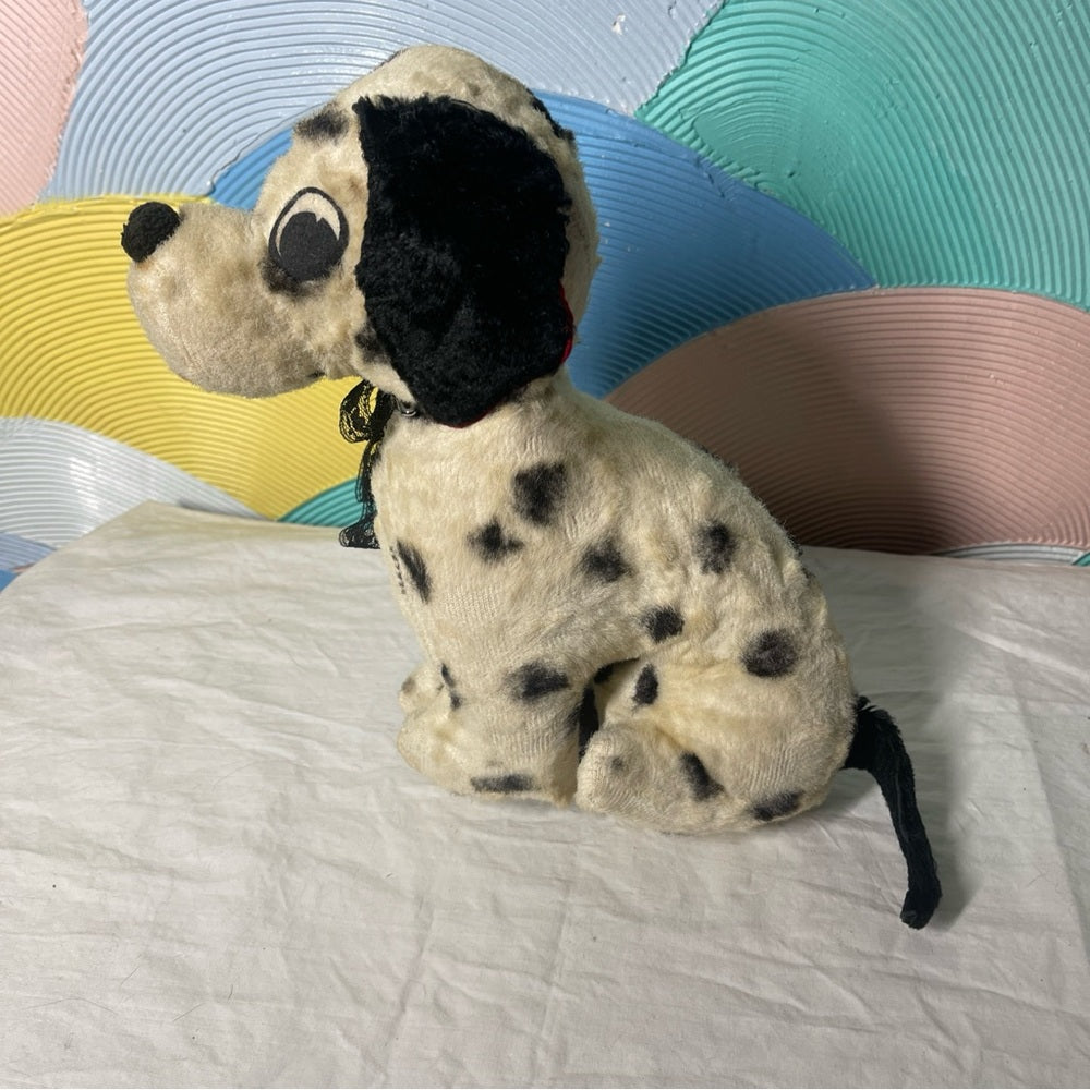 Vintage 1950 Plush Dalmatian made by "Columbia Toy Products" Soft Fur Cotton Ear