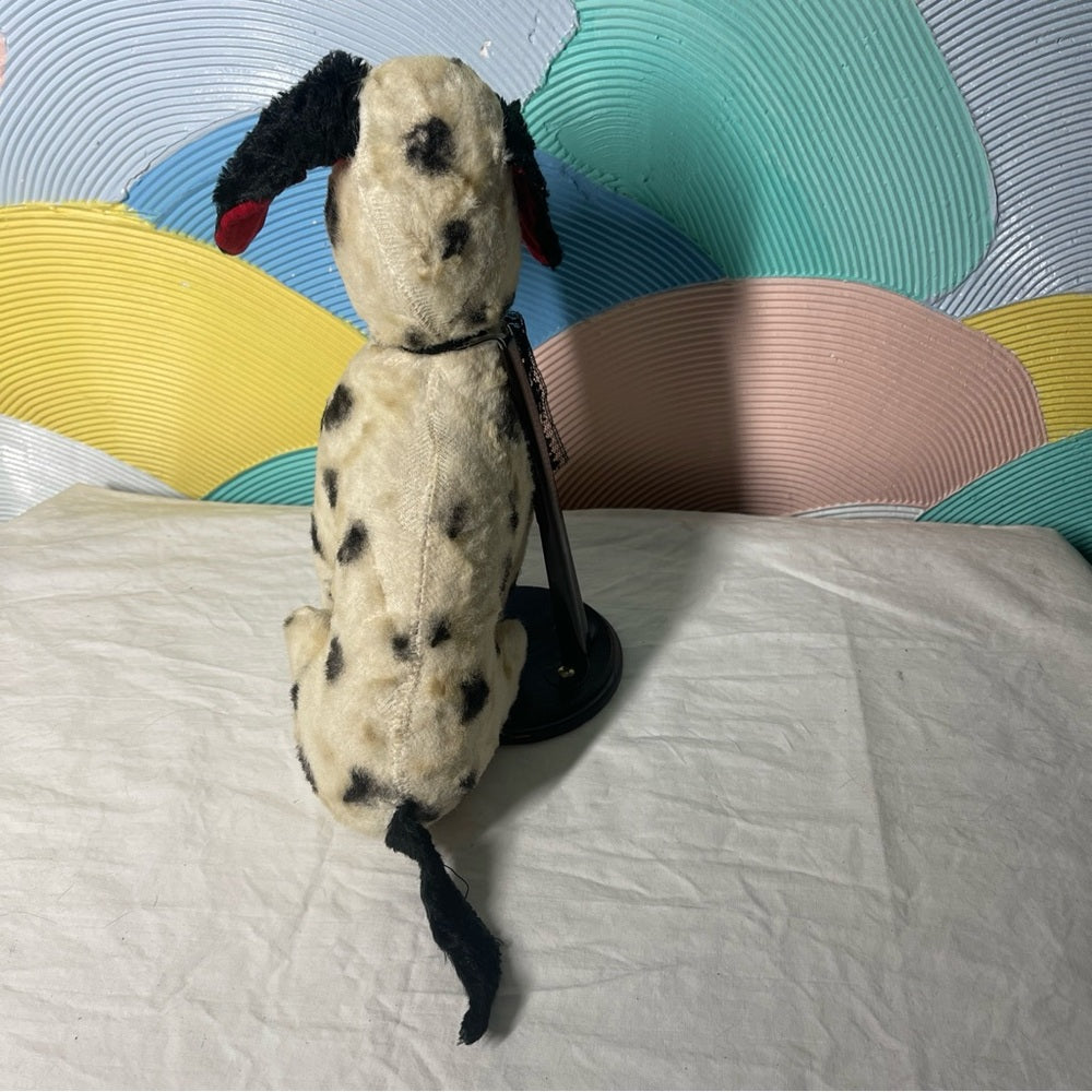Vintage 1950 Plush Dalmatian made by "Columbia Toy Products" Soft Fur Cotton Ear