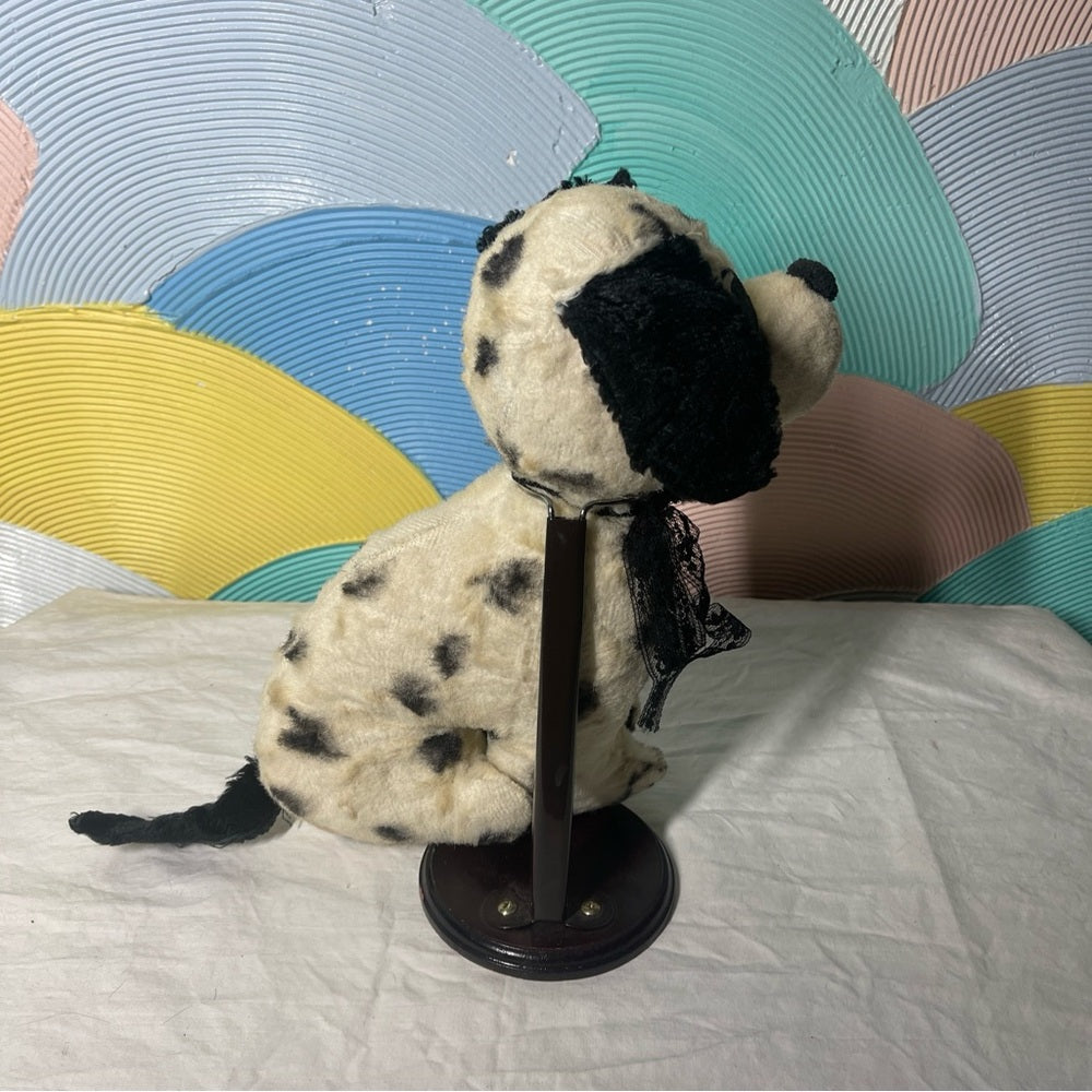 Vintage 1950 Plush Dalmatian made by "Columbia Toy Products" Soft Fur Cotton Ear