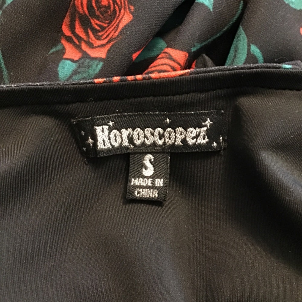 Dolls kill Horoscopez wrap around valentines Rose Dress size S