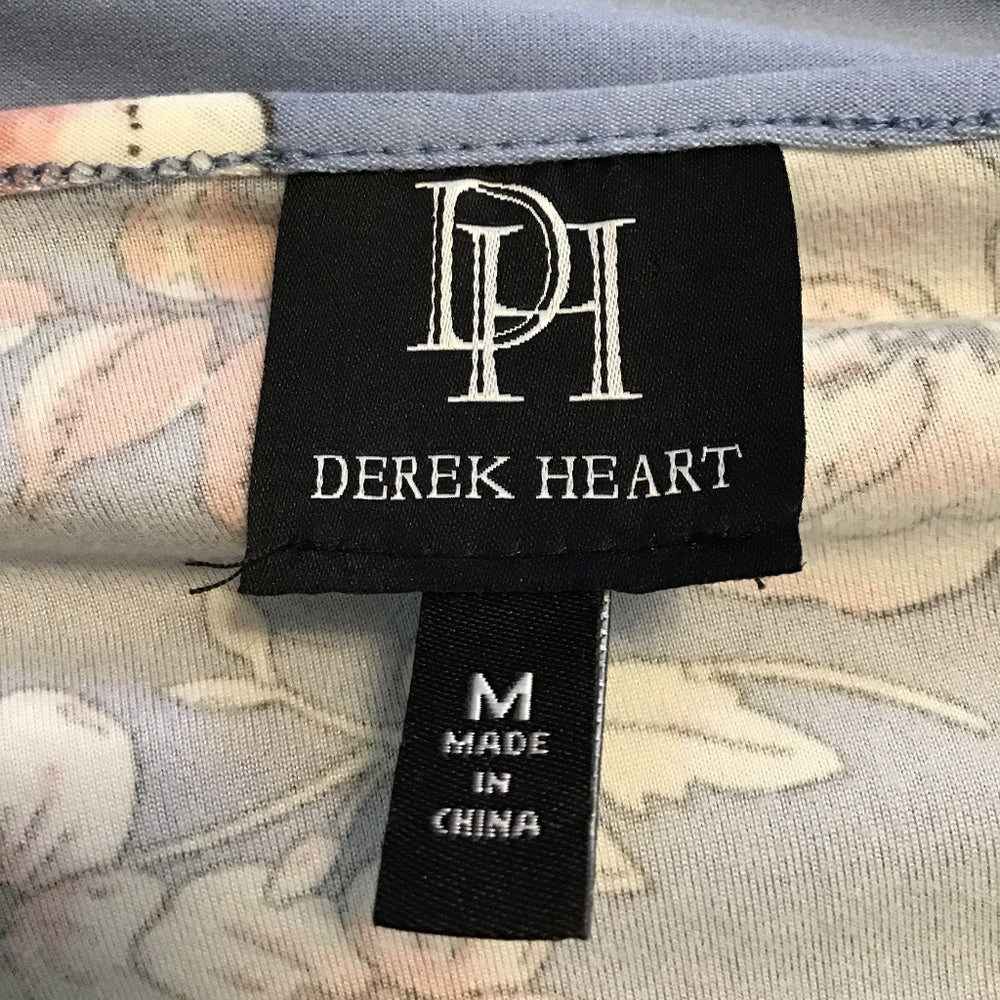 Derek Heart floral dress size M baby blue