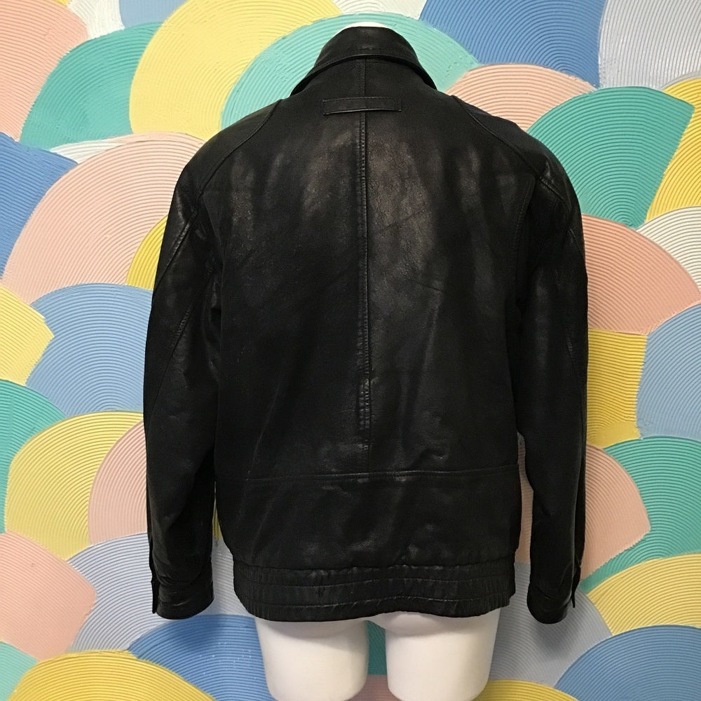 Phase 2 Vintage genuine leather black jacket size M