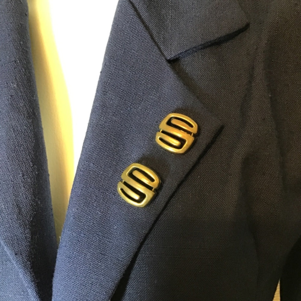 Vintage Anna D blue Blazer size 5/6