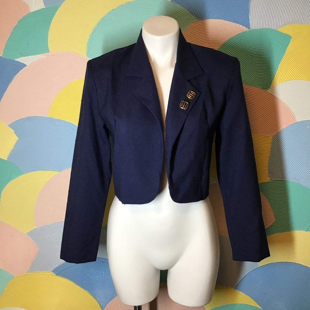 Vintage Anna D blue Blazer size 5/6