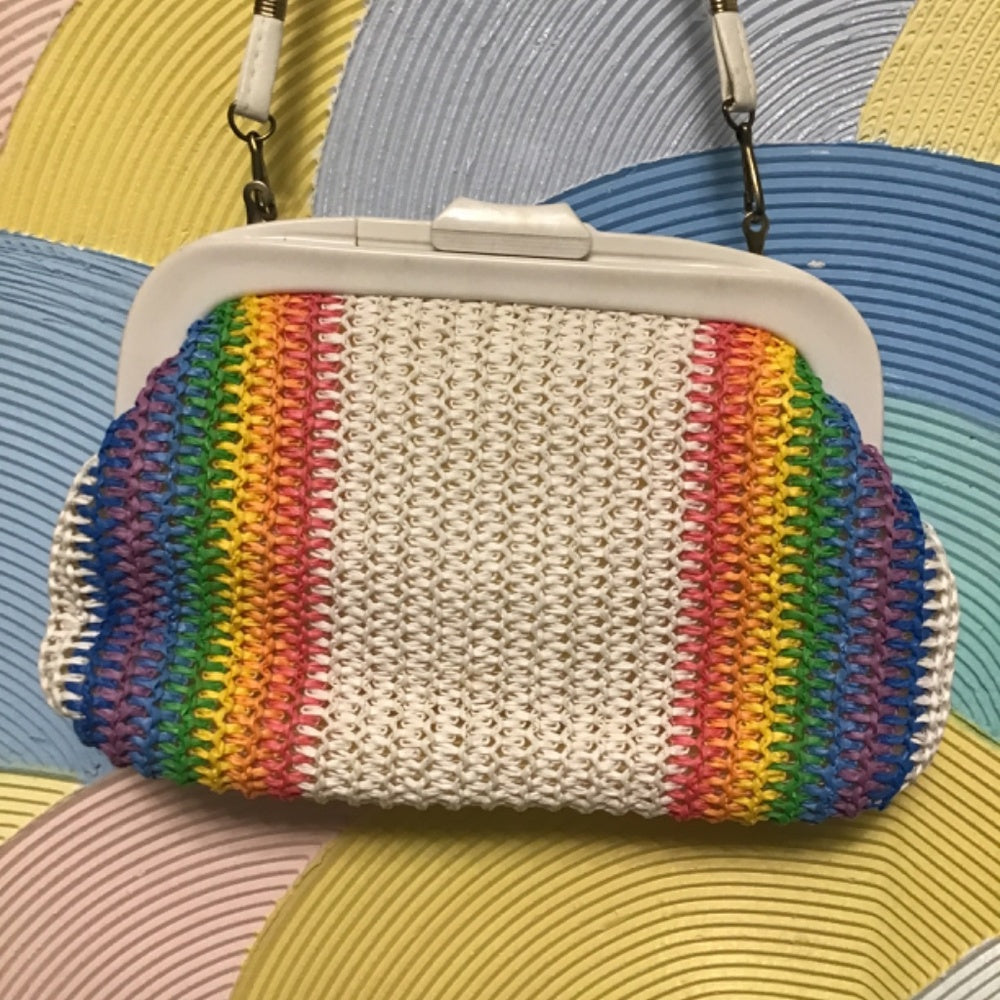 Rainbow purse made in Hong Kong