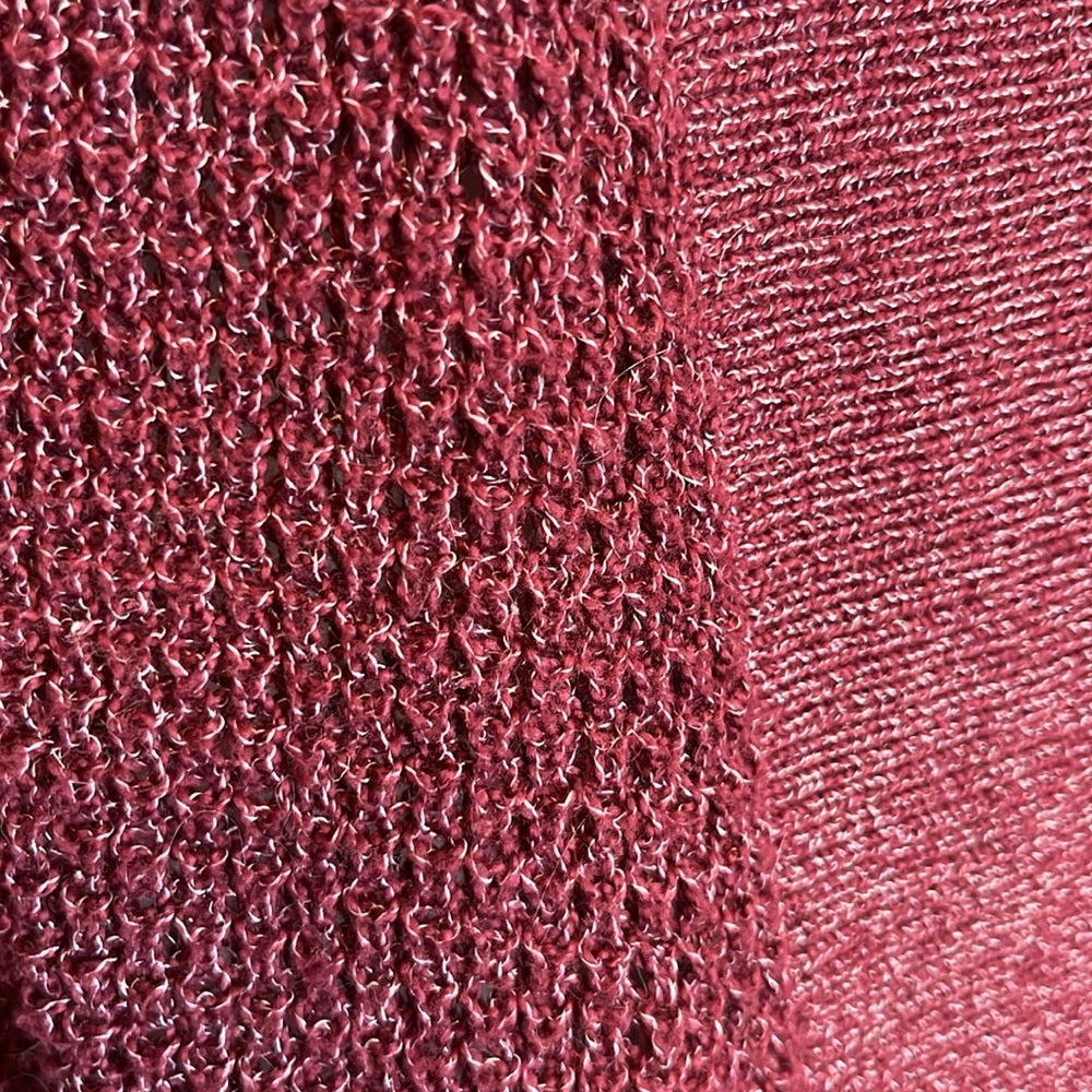 Urban outfitters BDG maroon knit sweater sz M v-neck long sleeves cotton