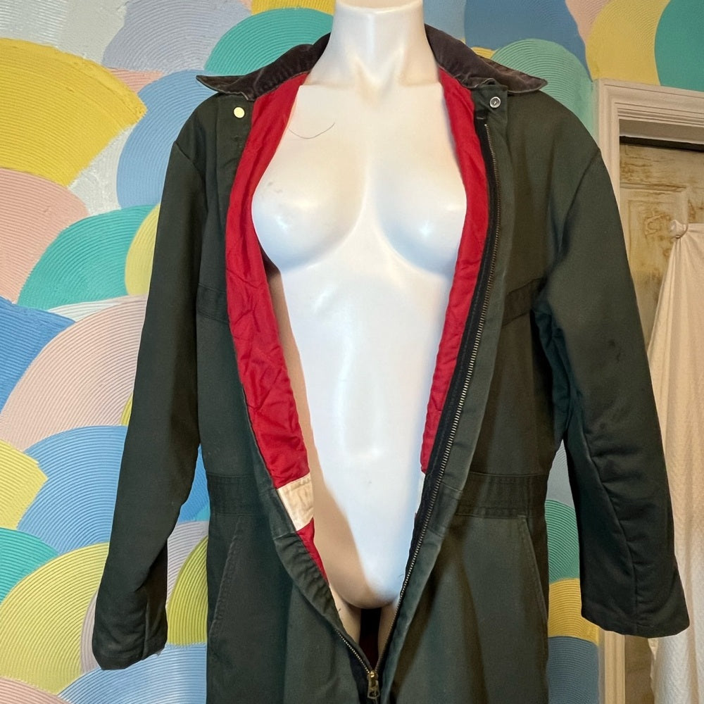 Oshkosh B’Gosh green and red thermal jumper hunting unisex