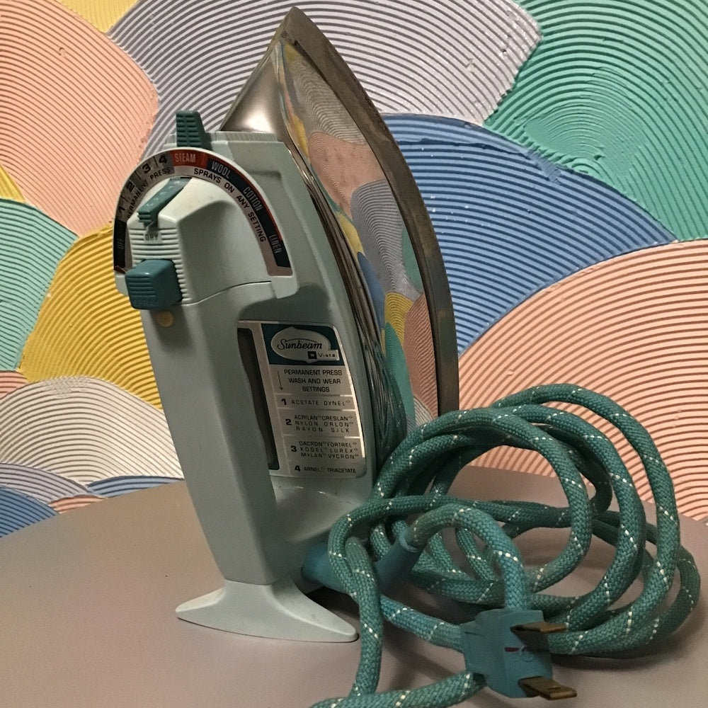 Vintage Sunbeam Shot Of Steam Ironmaster Spray Steam Dry Iron