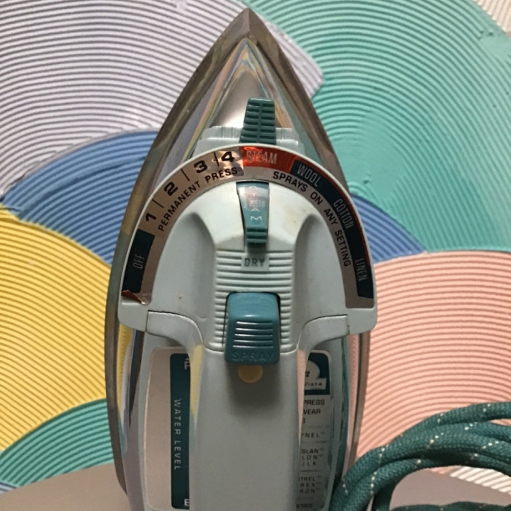 Vintage Sunbeam Shot Of Steam Ironmaster Spray Steam Dry Iron